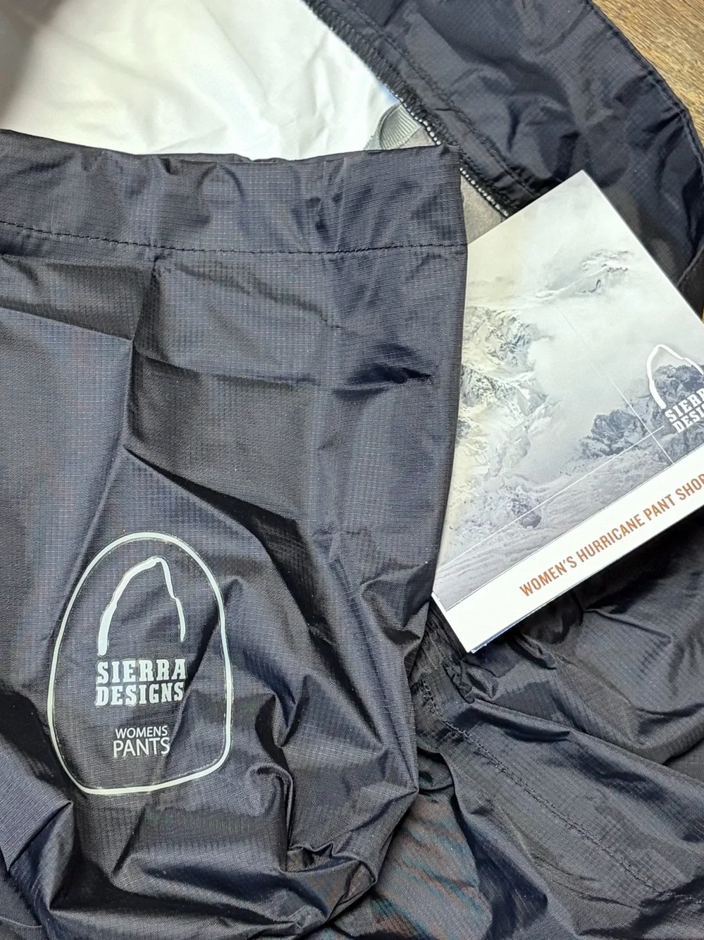 NEW Sierra Designs Hurricane Pants Short Womens Medium Packable Rain Outdoor - Picture 8 of 14